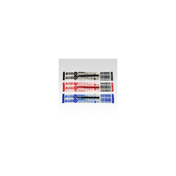 ZEBRA ゼブラ ゲルインクボールペン替芯JK-0.5 赤 RJK-R ZEBRA ゼブラ ゲルインクボールペン替芯JK-0.5 赤 RJK-R