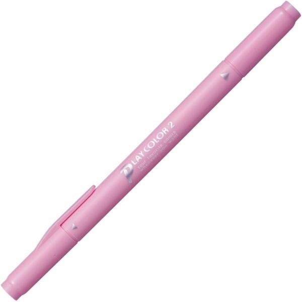 トンボ鉛筆 水性サインペンプレイカラー2クールピンク WS-TP47