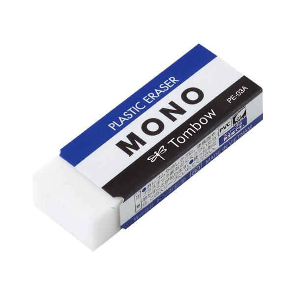 消しゴム　リボン トンボ鉛筆 消しゴムモノ PE03PE-03A : ステーショナリーグッズ