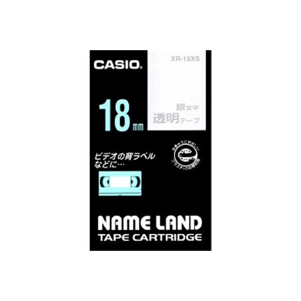 ラベルライター ネームランド カシオ ネームランドテープ18mm 透明