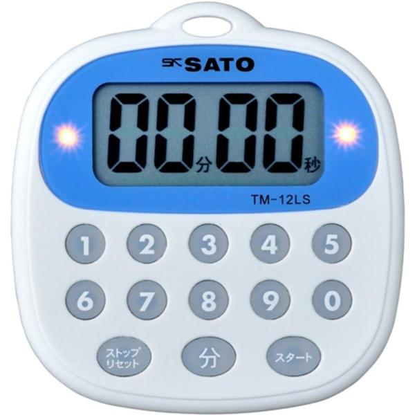 他サイト： 佐藤計量器キッチンタイマーＴＭ−１２ＬＳ1700-42の商品画像