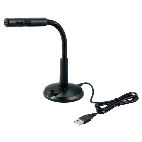 USBスタンドマイク(スイッチ付) 51430 マイク コンデンサー スタンド usbマイク スイッチ usbマイク ゲーミングマイク 配信マイク zoomマイク