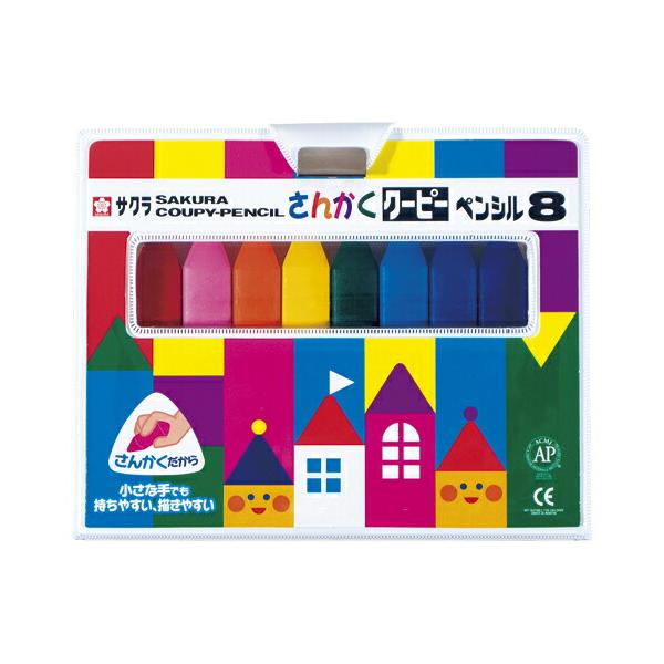 さんかくクーピーペンシル　８色 FYL8商品スペック●仕様：８色※仕様変更で商品画像と異なる場合があります。ご了承ください。