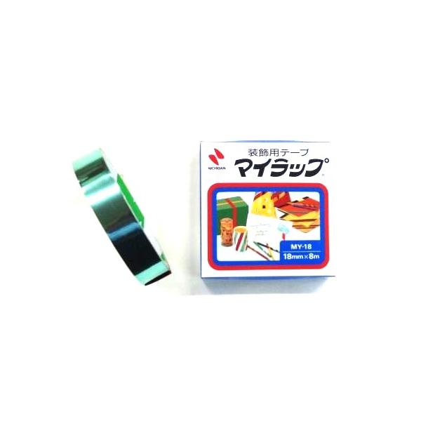ニチバン 装飾テープ マイラップ 緑 MY-183