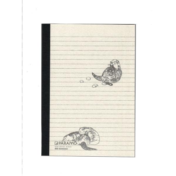 [限定品] A5判ノート パラパラノート パラモ 005 カワウソ