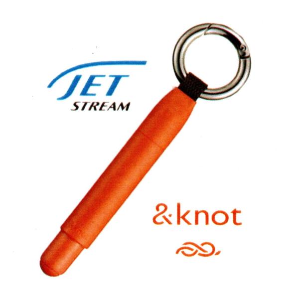 三菱鉛筆 アンドノット &knot カラビナ付きボールペン ジェット