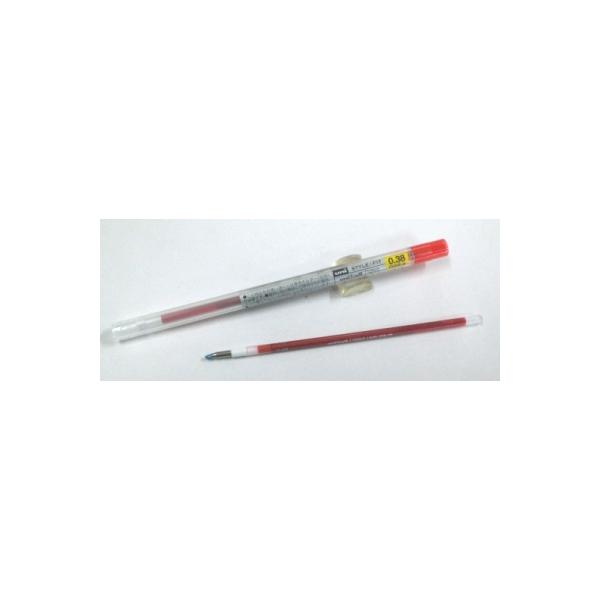 他サイト： 三菱鉛筆 スタイルフィット用 リフィル ゲルインクボールペン 極細 0.38ミリ UMR-109-38-15 赤の商品画像