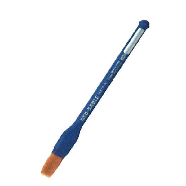 ぺんてる えふで平筆 ネオセーブル、獣毛不使用 100%ナイロン毛の絵筆使いやすくて、丈夫で長持ち● 穂先の水ふくみが良く、広い面もムラなく塗れます。● ナイロン毛ならではの、まとまりが良いコシのある穂先で細やかな表現もできます。● 穂先が...