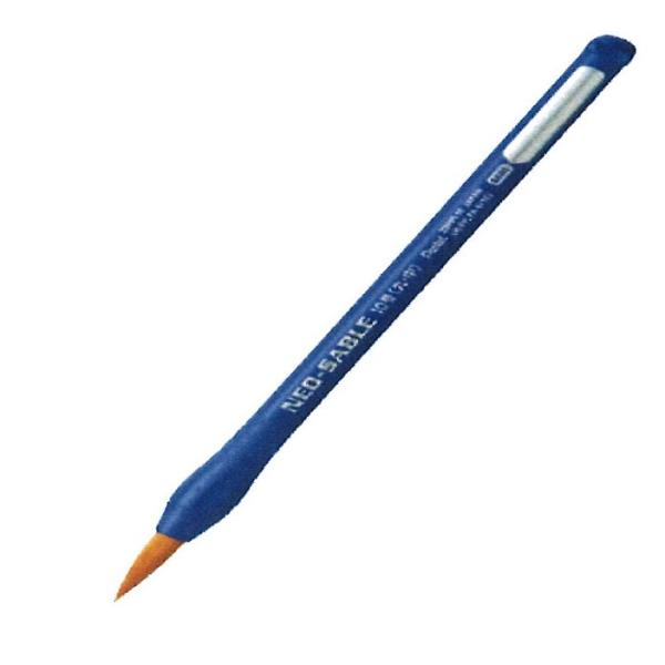 ぺんてる えふで ネオセーブル、獣毛不使用 100%ナイロン毛の絵筆使いやすくて、丈夫で長持ち● 穂先の水ふくみが良く、広い面もムラなく塗れます。● ナイロン毛ならではの、まとまりが良いコシのある穂先で細やかな表現もできます。● 穂先がバラ...