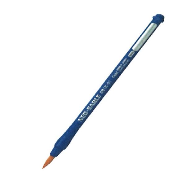 ぺんてる えふで ネオセーブル、獣毛不使用 100%ナイロン毛の絵筆使いやすくて、丈夫で長持ち● 穂先の水ふくみが良く、広い面もムラなく塗れます。● ナイロン毛ならではの、まとまりが良いコシのある穂先で細やかな表現もできます。● 穂先がバラ...