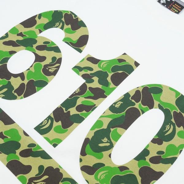 ア ベイシング エイプ A Bathing Ape Abcサル迷彩柄610ロゴtシャツ 白 Size L 新古品 未使用品 Supersport Tn