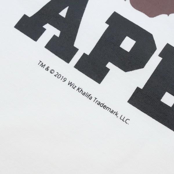 ア ベイシング エイプ A Bathing Ape Wiz Khalifa ウィズ カリファ 19ss College L S Tee カレッジロゴロンt 白 Size Xl 新古品 未使用品 Www Furnea Si