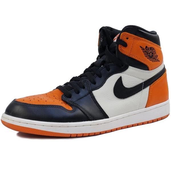 ナイキ Nike Air Jordan 1 Retro High Og Shattered Backboard 5550 005 スニーカー オレンジ Size 28 5cm 中古品 良い 中古 Www Cowmanstoddart Com Au