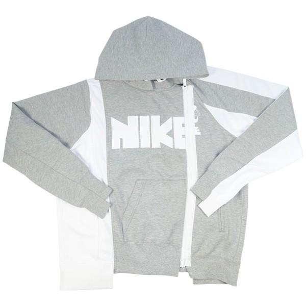 ナイキ Nike Sacai サカイ Double Zip Hoodie ジップパーカー 灰白 Size L 新古品 未使用品 Drrayyoong Com Au