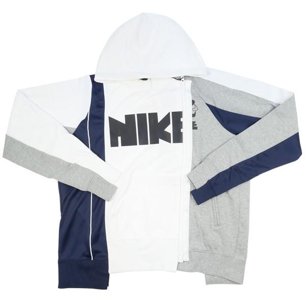 ナイキ Nike Sacai サカイ Double Zip Hoodie ジップパーカー 灰白 Size Xl 新古品 未使用品 Spabri Com