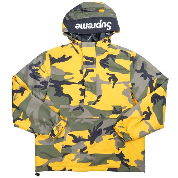 supreme camo jacket yellow