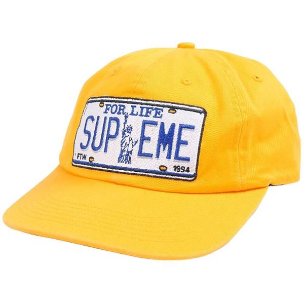 シュプリーム Supreme ss License Plate 6 Panel キャップ オレンジ Size フリー 新古品 未使用品 Www Unipymes Com