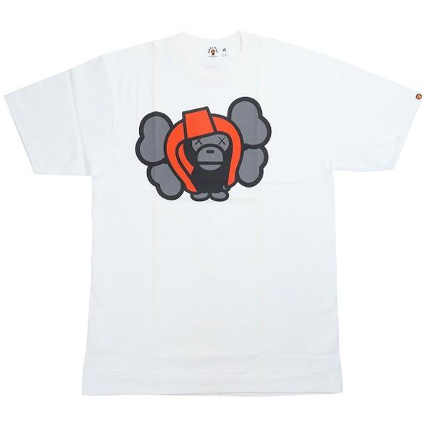 ア ベイシング エイプ A Bathing Ape Kaws ソルジャーンマイロtシャツ 白 Size M 新古品 未使用品 Aidanstoytrove Com