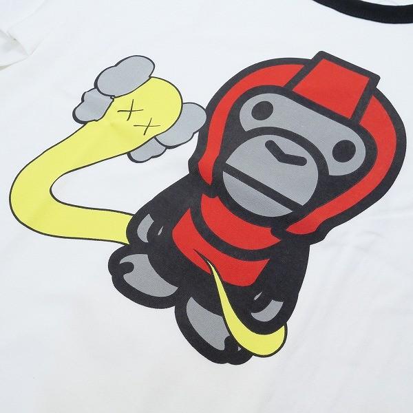 ア ベイシング エイプ A Bathing Ape Kaws カウズ ソルジャー ベンディートリムtシャツ 白 Size M 新古品 未使用品 Www Fornvalls Cat