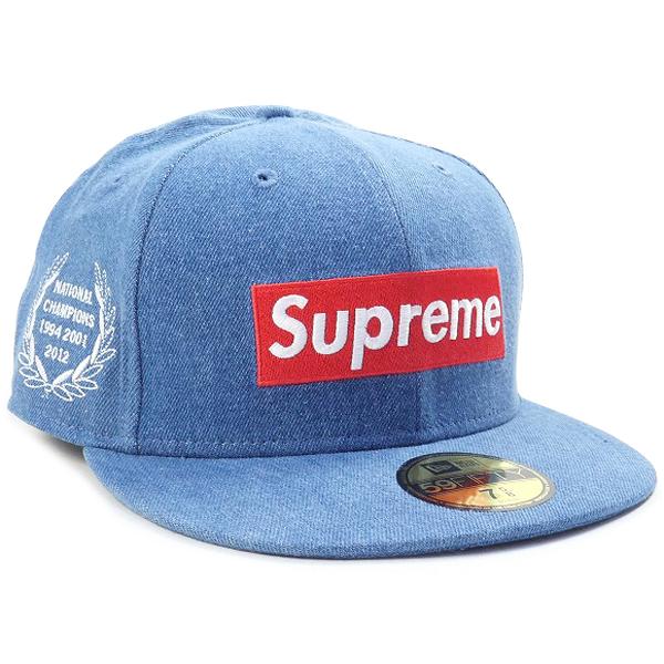 シュプリーム Supreme 12ss Box Logo Logo 帽子 New Era Cap Box Boxロゴニューエラキャップ インディゴ Size 7 5 8 Xl 新古品 未使用品
