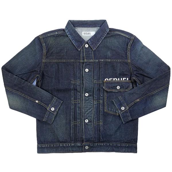 SEQUEL×Fragment Design DAMEGED DENIM JACKT INDIGO USED加工デニム 