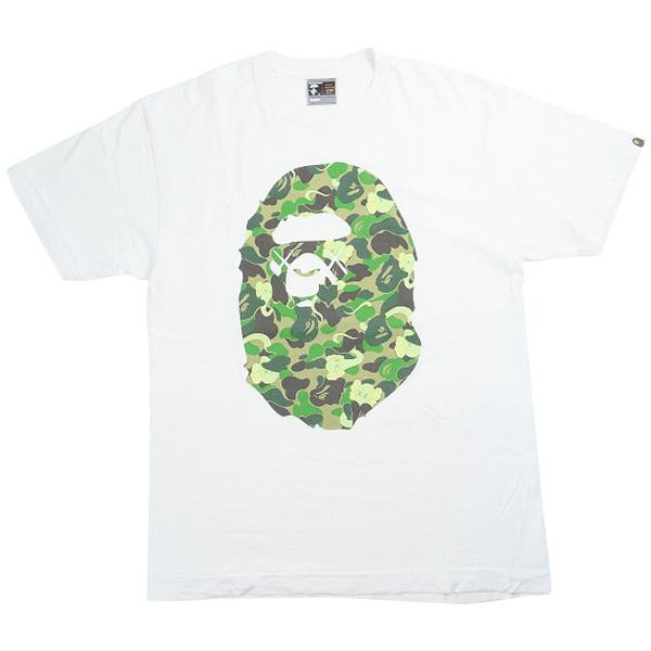 ア ベイシング エイプ A BATHING APE ×KAWS カウズ ABCサル迷彩柄サル 