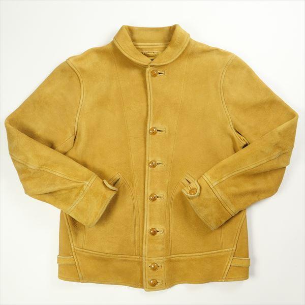 希少品！ TENDERLOIN ディアスキン レザー ジャケット イエロー黄 M Tenderloin T-DEERSKIN ディアスキンジャケット