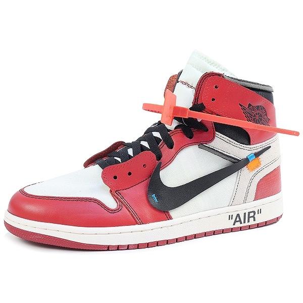 OFF WHITE オフホワイト ×NIKE ナイキ THE 10 AIR JORDAN 1 AA3834-101 スニーカー 赤 Size  【26.5cm】 【新古品・未使用品】 20723122