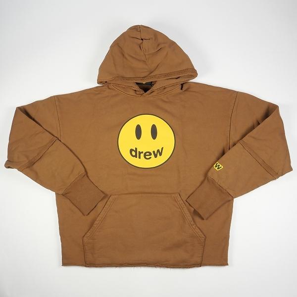 drew house ドリューハウス Mascot Deconstructed Hoodie パーカー 茶 