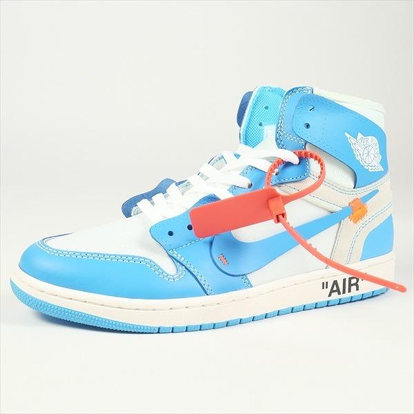 OFF WHITE オフホワイト ×NIKE ナイキ AIR JORDAN 1 NRG AQ0818-148 スニーカー 水色 Size  【26.5cm】 【新古品・未使用品】 20730919