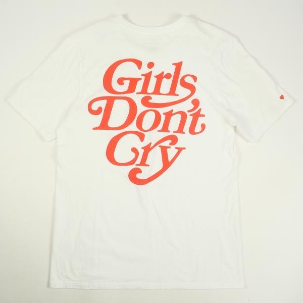 Girls Dont Cry ガールズドントクライ ×NIKE SB Logo Tee Tシャツ 白赤 