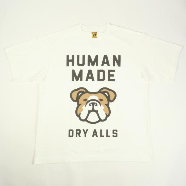 未使用 Human Made Tシャツ ブルドッグ HUMAN MADE ヒューマンメイド OFFLINE STORE限定 ブルドッグTシャツ 白