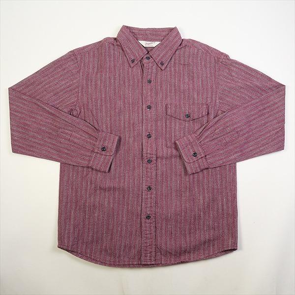 TENDERLOIN テンダーロイン T-STRIPE CHAMBRAY SHT BD 長袖シャツ 赤