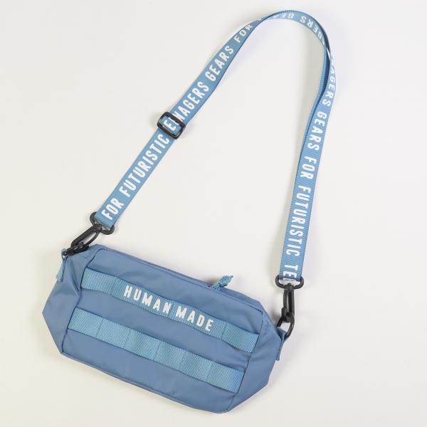 ショルダーバッグ HUMAN MADE MILITARY POUCH #1 BLUE HUMAN MADE ヒューマンメイド 22AW MILITARY POUCH #1 ショルダー