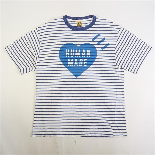 HUMAN MADE ヒューマンメイド ハートロゴボーダーTシャツ 白青 Size 【XXL】 【中古品-良い】 20747596 :20747596:ブランド古着の買取販売STAY246 - 通販 - Yahoo!ショッピング HUMAN MADE ヒューマンメイド ハートロゴボーダーTシャツ 白青 Size 【XXL】 【中古品-良い】 20747596 :20747596:ブランド古着の買取販売STAY246 - 通販 - Yahoo!ショッピング