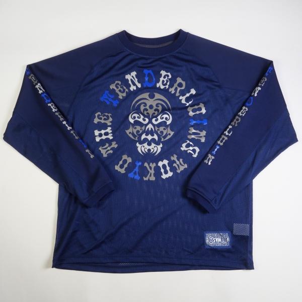 TENDERLOIN テンダーロイン MIX JERSEY メッシュロンT 紺 Size TENDERLOIN テンダーロイン MIX JERSEY メッシュロンT 紺 Size