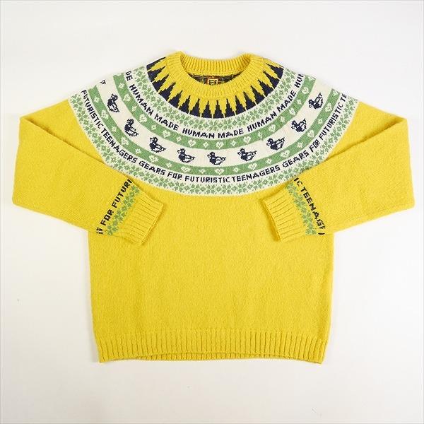 HUMAN MADE ヒューマンメイド 22AW Made DUCK Jacquard Knit Sweater  
