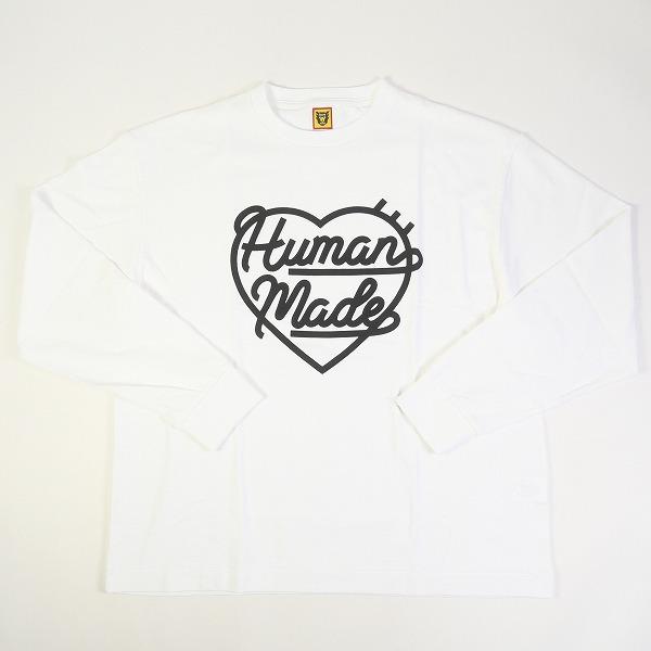 HUMAN MADE ヒューマンメイド 22AW HEART L/S T-SHIRT ロンT 白 Size 
