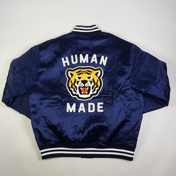 HUMAN MADE ヒューマンメイド 22AW STADIUM JACKET スタジャン 紺 Size 