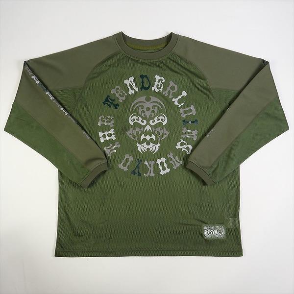 TENDERLOIN MIX JERSEY メッシュロンT Mサイズ TENDERLOIN テンダーロイン 渋谷店限定MIX MESH JERSEY NAVY メッシュ