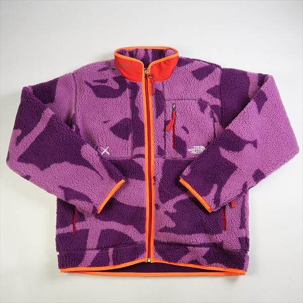 KAWS カウズ ×The North Face Fleece Jacket フリースジャケット 紫  
