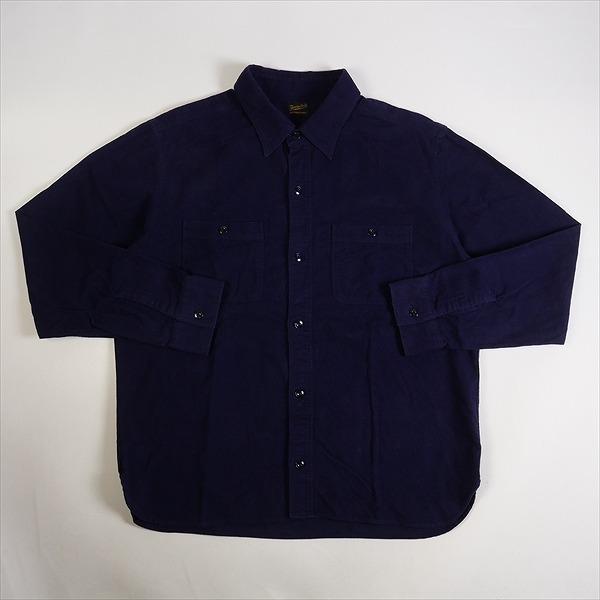 TENDERLOIN テンダーロイン T-CHAMOIS CLOTH SHT 長袖シャツ 紺 Size 