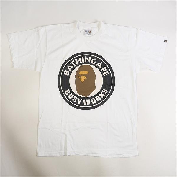 A BATHING APE ア ベイシング エイプ BUSY WORKS サークルロゴTシャツ 