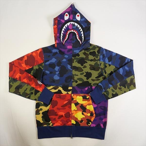 A BATHING APE ア ベイシング エイプ COLOR CAMO SHARK FULL ZIP