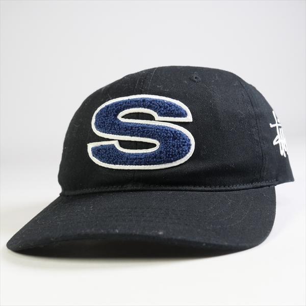 STUSSY ステューシー 23SS Chenille S Low Pro Cap キャップ 黒 Size 