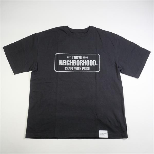 NEIGHBORHOOD ネイバーフッド 23SS SULFUR DYE CREWNECK SS Tシャツ 黒 
