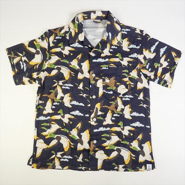 HUMAN MADE ヒューマンメイド 23SS DUCK GAUZE ALOHA SHIRT NAVY 半袖 