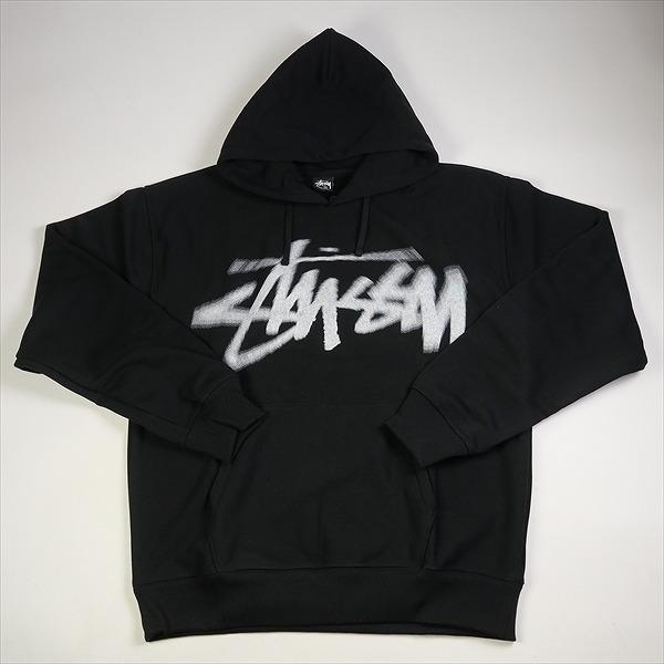STUSSY ステューシー 23AW DIZZY STOCK HOODIE BLACK スウェット 