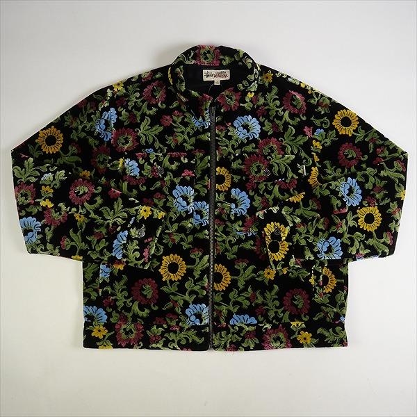 ジャケット・アウター stussy FLORAL JACQUARD GARAGE JACKET stussy FLORAL JACQUARD GARAGE JACKET
