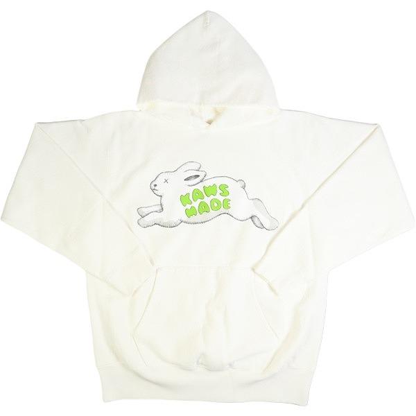 HUMAN MADE ×KAWS 23AW KAWS MADE Hoodie #1 White ラビットパーカー  